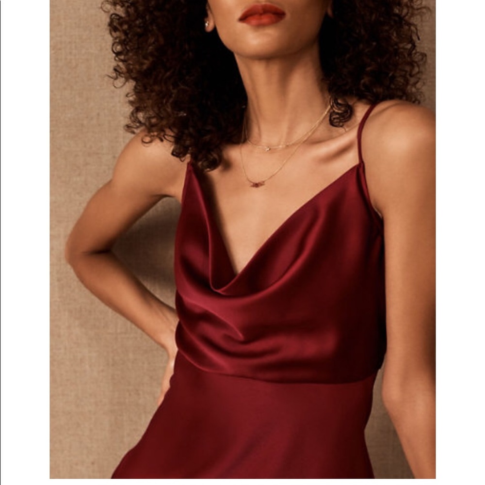 BHLDN Kari Dress in Bordeaux